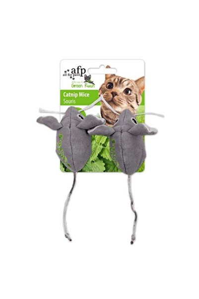 All For Paws Green Rush Catnip Mice
