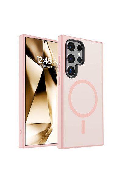 Casey Studios Husa Magsafe Samsung Galaxy S24 Ultra, Incarcare Wireless, Marg...