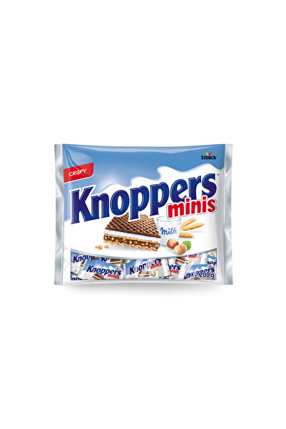 Knoppers Minis Sütlü Fındıklı Gofret 200 GR