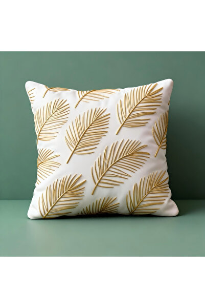 CozyhomeVIP 4-Piece Custom Print Set Classic European-Style Palm Leaf Pillowcases, Decorative Sofa Pillow Covers