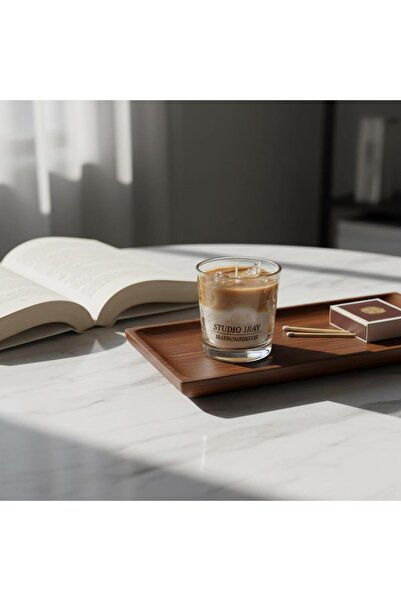 irayhomedecor Kahve Kokulu Dekoratif Mum