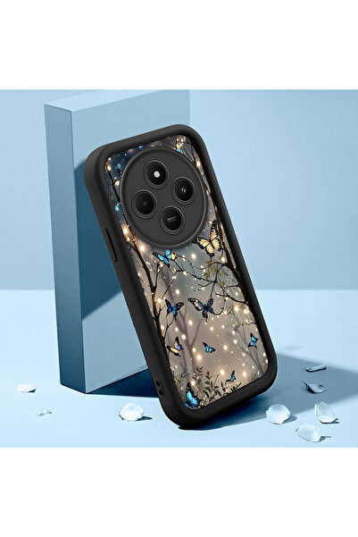 Hontinga Xiaomi Redmi A4 Compatible Butterfly Group Soft Silicone Anti-Fall P...