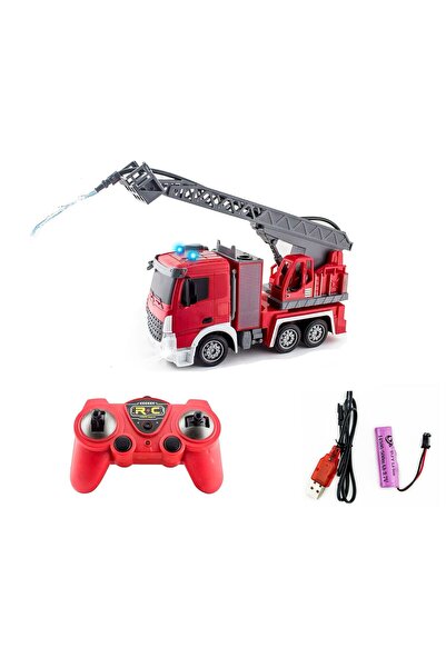 scntoys Uzaktan Kumandalı Su Atan İtfaiye Aracı Oyuncak İtfaiye Aracı Jarjlı ...