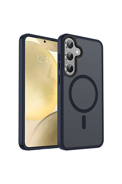 Casey Studios Husa Magsafe Samsung Galaxy S24 Plus, Incarcare Wireless, Margi...