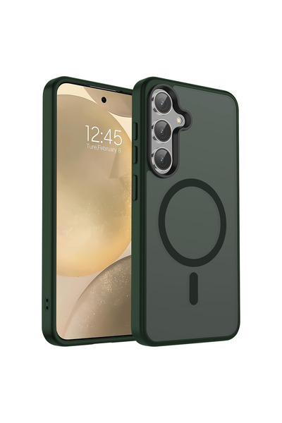 Casey Studios Husa Magsafe Samsung Galaxy S25, Incarcare Wireless, Margini Ri...