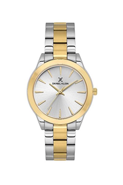 Daniel Klein DK.3.10046-2 Çelik Kaplama 3 ATM Su Geçirmez Altın-Metal Renk Kadın Kol Saati