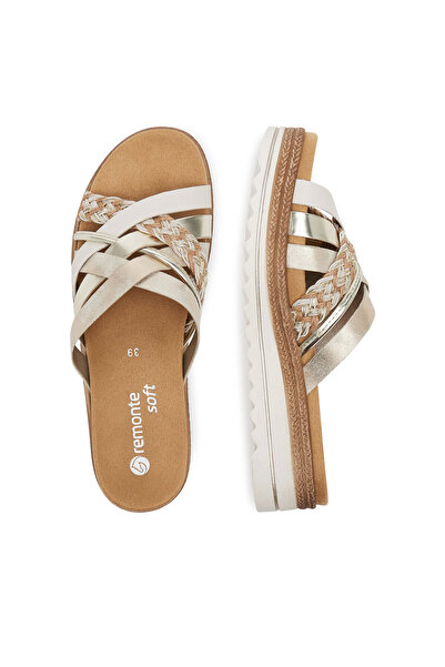 Remonte flip flops for women gold D0Q50-90