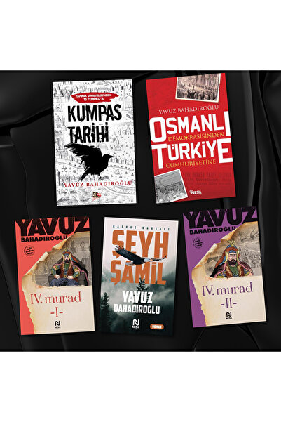 Nesil Yayınları YAVUZ BAHADIROĞLU TARİH SETİ 5 KİTAPLIK SET
