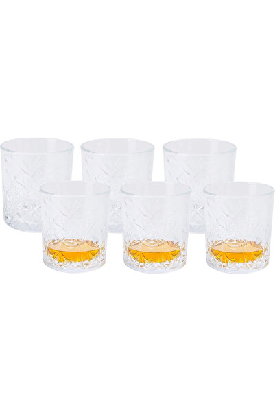 Excellent Houseware Set of 6 glasses, glass, 8x10 cm, 340 ml, transparent