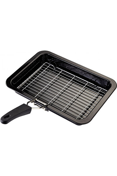 JUDGE Tavă pentru grătar Essentials, granit, 35x25x5 cm, negru/argintiu