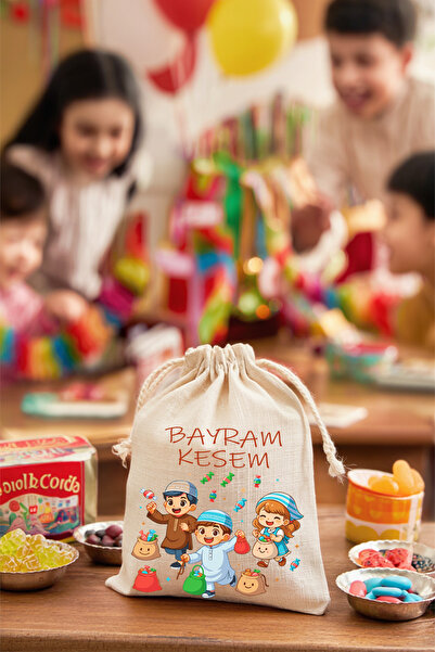 ÇANTAPAK حقيبة مكافآت خاصة بالعيد / حقيبة مكافآت العيد 10×15 (5 قطع) موديل-30