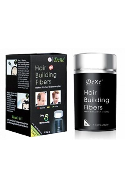 Dexe Hair Building Fibers, Black, 22 g