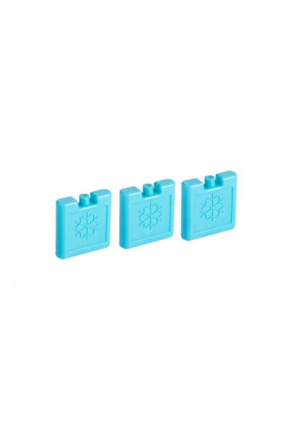 iBiLi Set de 3 tablete răcoritoare, plastic, 7,5x7,5x1,8 cm, 60 ml, albastre