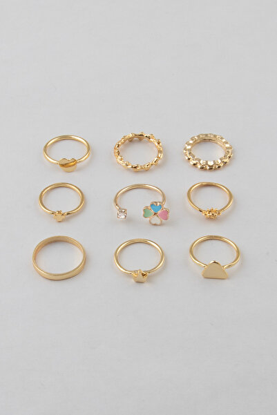 Sortie Aksesuar Zirkon Taşlı Yonca Mineli Kalp Üçgen ve Çiçek Güneş ve Burgu ...