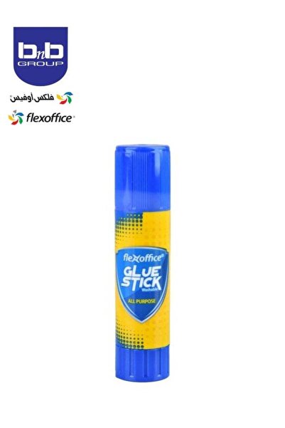 FLEXOFFICE عصا غراء - 8 غرام - سريع الجفاف/غير سام/قابل للغسل/نظيف - مجموعة أ...