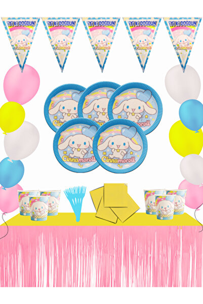 snowparty Set de petrecere de aniversare pentru 8 persoane Cinnamoroll Cinnam...