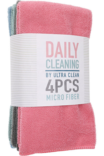 Excellent Houseware Set de 4 prosoape de bucătărie, microfibră, 41x48cm, mult...