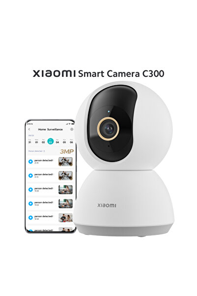 Xiaomi Smart Camera C300 - 360 2K Akıllı Güvenlik Kamera (Xiaomi Türkiye Garantili)