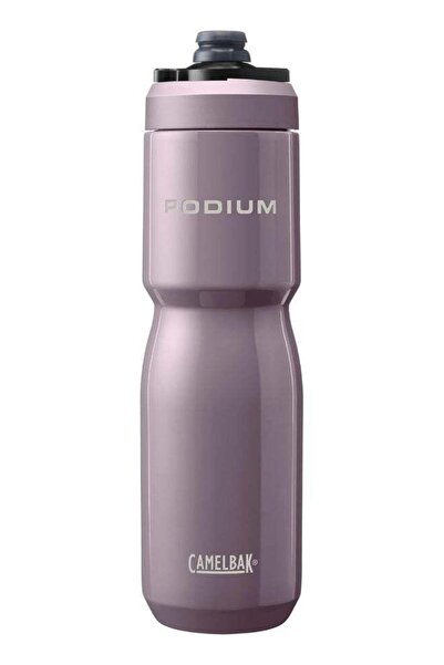 Camelbak زجاجة ماء للدراجة من الفولاذ المقاوم للصدأ معزولة من بوديوم ستيل، سعة 22 أونصة - بنفسجي