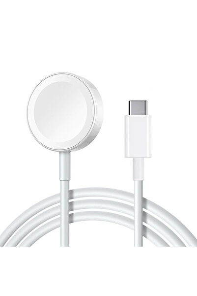 Sionel Beyaz Apple Watch Type-C Şarj Kablosu-SNEL