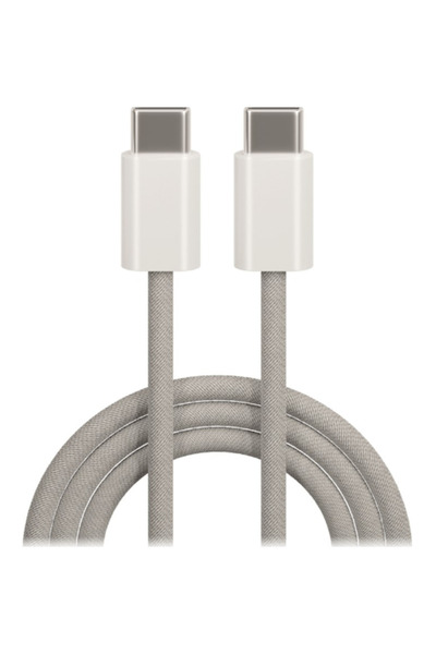 MaxLife Naturals Maxlife MXUC-06 charging and data transfer cable, USB-C to USB-C, 1.0 m, 20W, gray