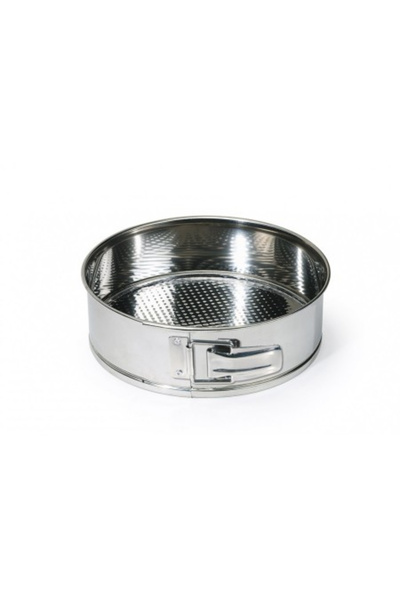 iBiLi -Tavă detașabilă pentru tort Classica, oțel inoxidabil, 26x6,5 cm, argi...