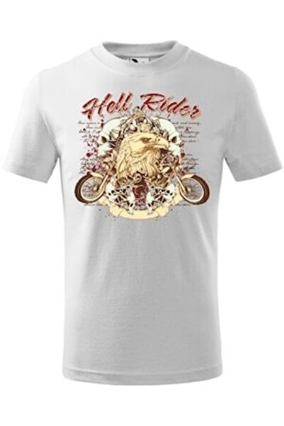 Malfini - Unisex T-shirt, Hell Rider, XXL INTL, White