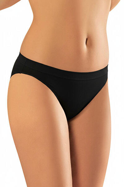 ERDEM İÇ GİYİM Erdem Black Seamless Brazilian Slip Panties 622