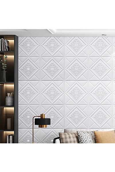 HORECA MARKET Yumuşak Gövdeli 3D Kendinden Yapışkanlı Tavan Panelleri - 70x70