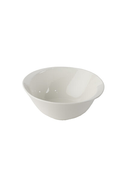 SQUALO Round porcelain bowl – white color – suitable depth for serving