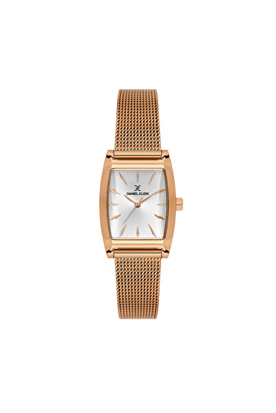 Daniel Klein Premium Rose Gold Mesh Band Watch for Women DK.1.14119-5