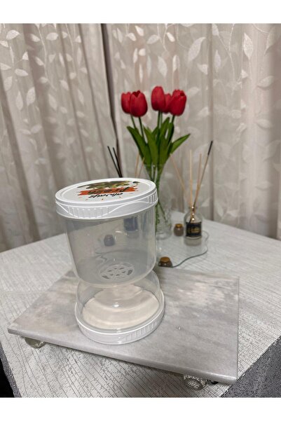 Plastard Hourglass Pickle & Olive Storage Container