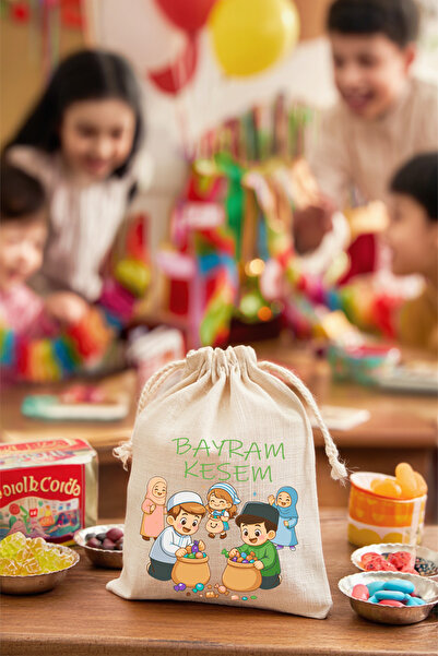 ÇANTAPAK حقيبة مكافآت خاصة بالعيد / حقيبة مكافآت العيد 10×15 (5 قطع) موديل-31