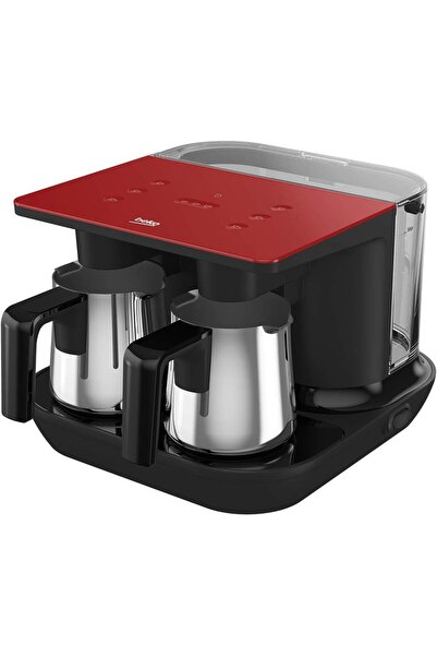 Beko Turkish Coffee Maker Double Jug, 1100W, 6 cups, Cancel function, Anti-sp...