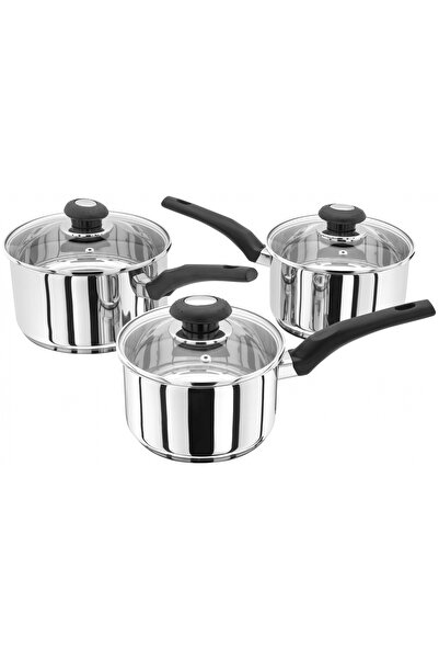 JUDGE Set de cratițe Essentials, 6 piese, oțel inoxidabil, 16/18/20 cm, 1/1,6/2,1 l, argintiu