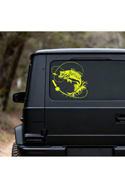 StickITsibiu Fishing Therapy – Autocolant Auto 4×4 Off-Road – Dimensiuni 55x54cm.