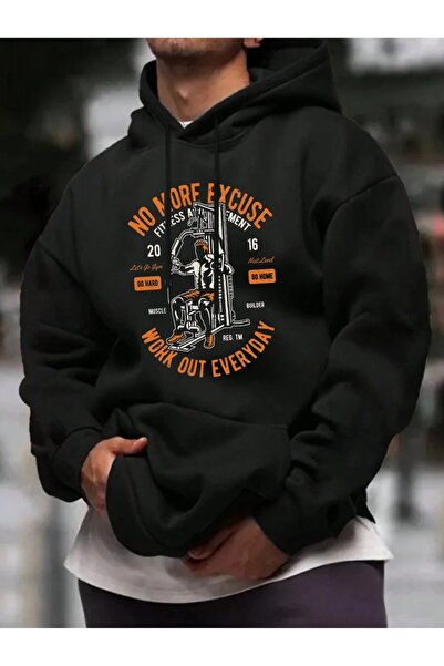 ship master Men's Route 66 Motorcycle Printed Hooded Sweatshirt - Vintage Biker Style Winter Model