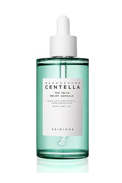 Skin1004 أمبولات تي-تريكا ريليف - ترطيب مهدئ للبشرة الحساسة بخلاصة نبات السنت...