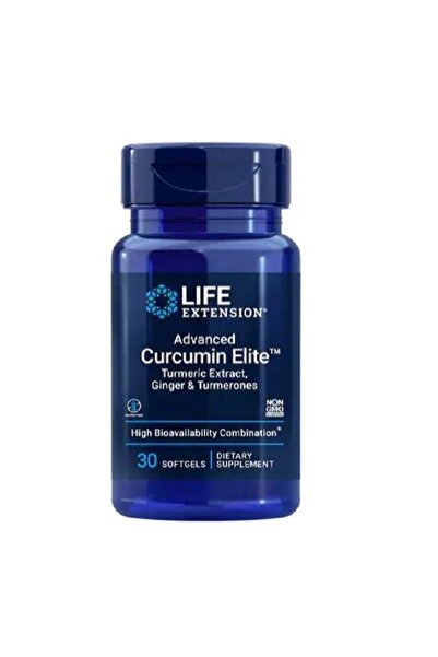 Life Extension Extract de turmeric Advanced Curcumin Elite™, ghimbir și turmeroți 30 capsule -