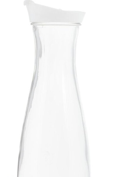 zeller carafă, sticlă, 10x26 cm, 900 ml, gri