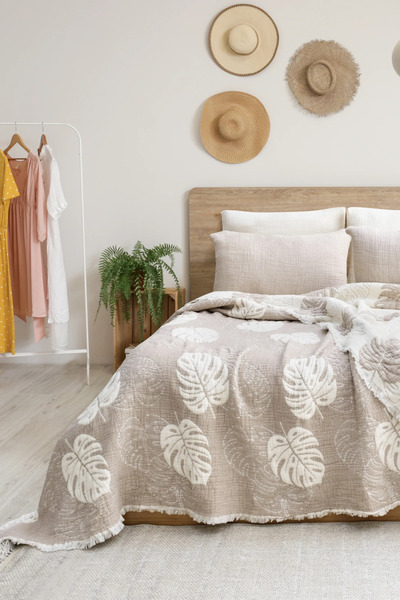 Şaheser Home Collection Σετ κουβερλί Forest Muslin, 4 στρώσεων, 100% βαμβακερ...