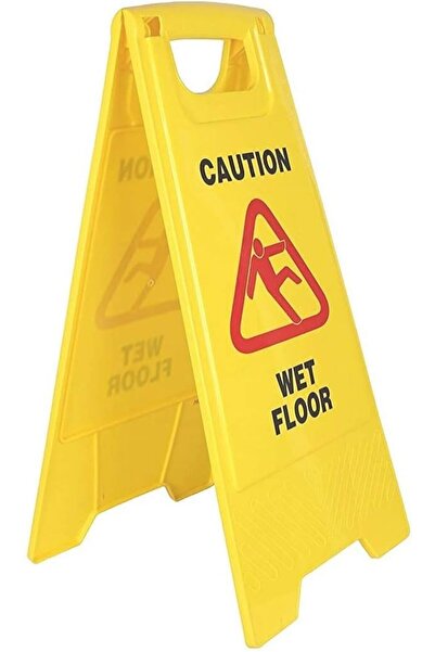Yuwell YU WELL Caution Standing Board (Combo of 2 Pcs Sign Board, Wet Floor &...