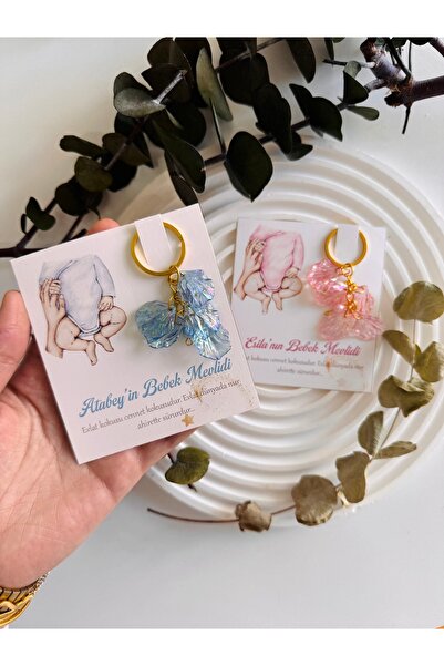 Mapel 20 adet Süslemeli Anahtarlık doğum, mevlid, nişan, düğün, babyshower, d...