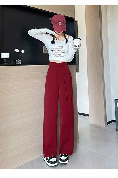 1way Long trousers with pleats at the front