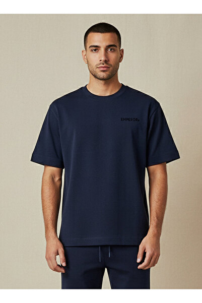 Emperor تي شيرت رجالي بقصّة عادية ورقبة دائرية وأكمام قصيرة