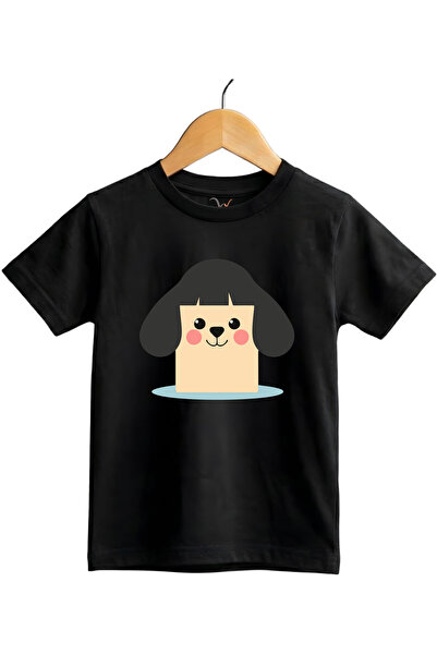 WİDİ Παιδικό μπλουζάκι με χαριτωμένο χαρακτήρα σκύλου με τύπωμα Regular Fit 1...