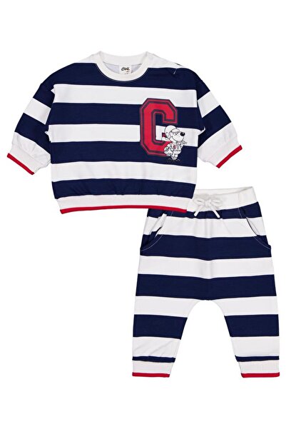 Civil Baby Printed 2-Piece Set 6-18 Months - Navy Blue 9-12 Months