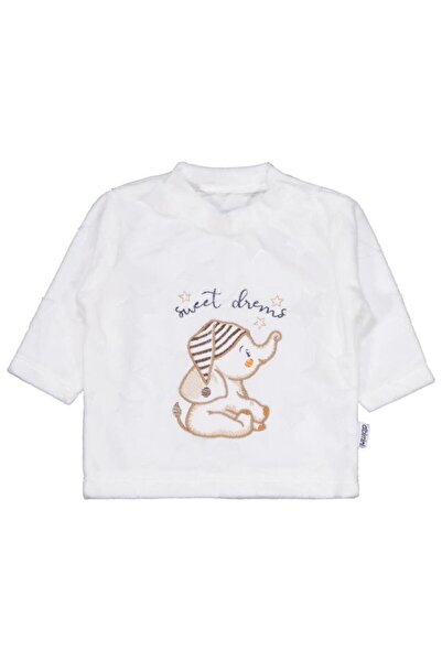 Minidamla طقم تطريز الفيل مكون من قطعتين لعمر 1-6 أشهر - إكرو لعمر 6-9 أشهر