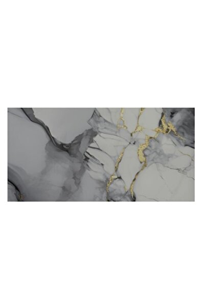 OEM Set de 4 panouri autoadezive, marmură gri-aurie, 30x60 cm (acoperă 0,72 m²)