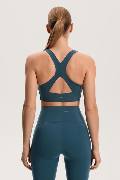 Oysho Compressive medium-support bra with cups